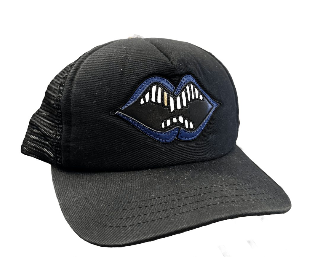 Chrome Hearts Matty Boy 'Blue Chomper' Leather Patch Hat