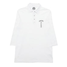 Chrome Hearts Vintage 'White' 3/4 Sleeve Polo Shirt