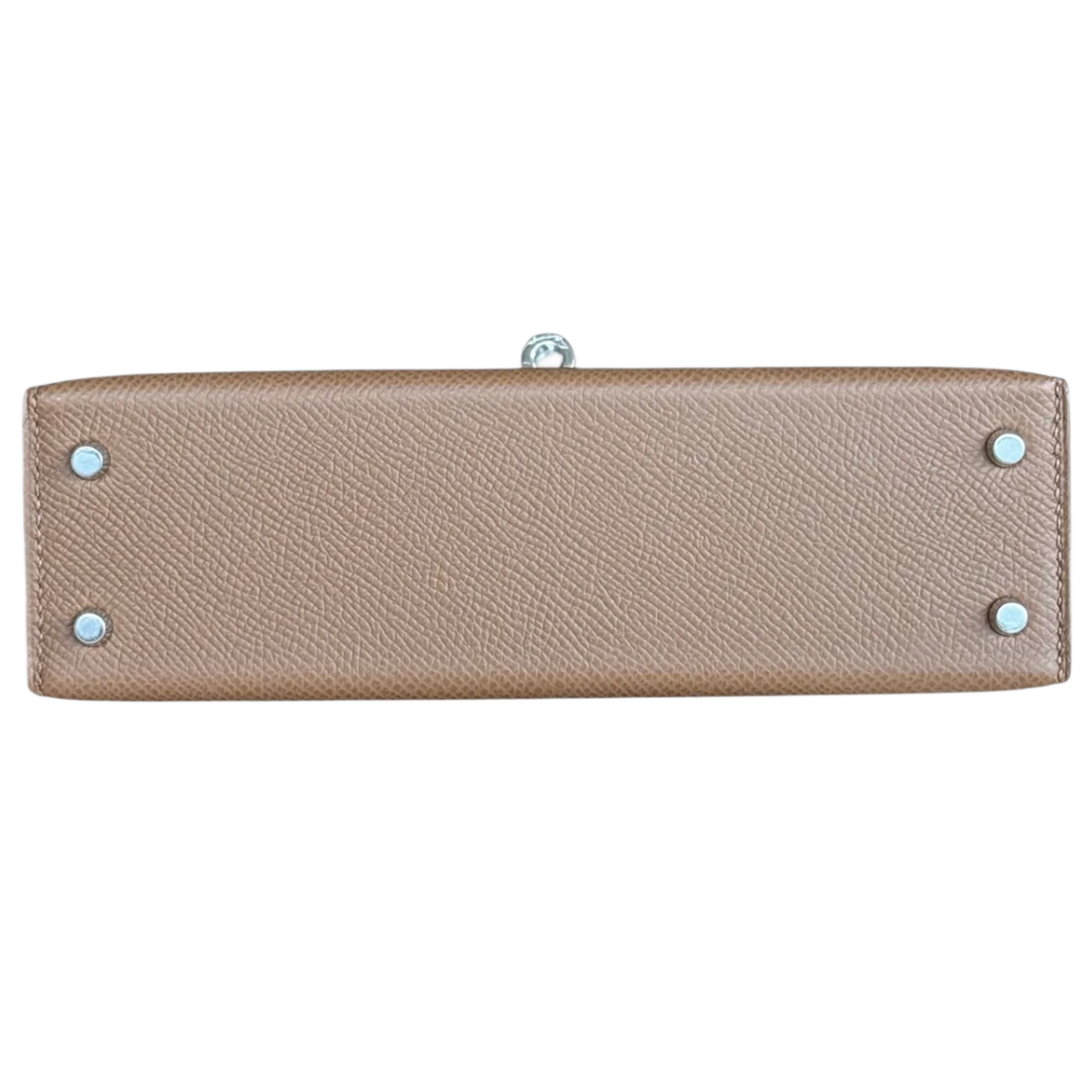 Hermès Kelly 'Tan Brown' Palladium Hardware Mini Kelly 20