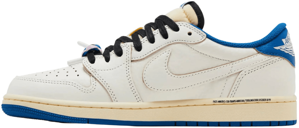 Jordan 1 Retro Low OG SP Fragment x Travis Scott Sail Military Blue