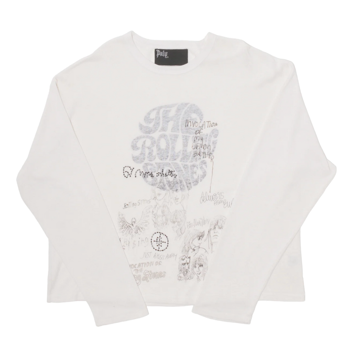 Paly Rolling Stones 'Stones' Embroidered Longsleeve Tee