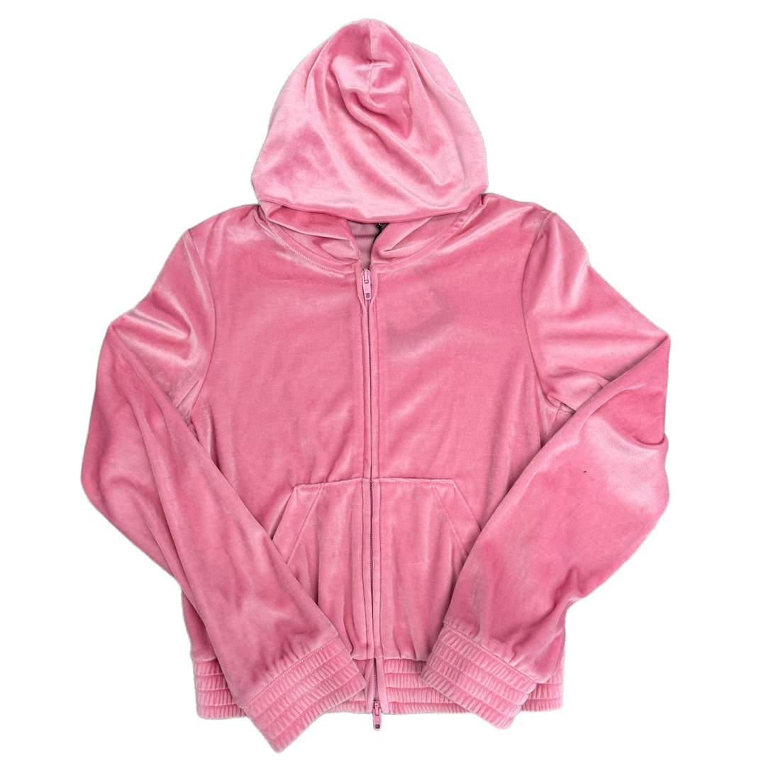 Balenciaga 'Pink' Velvet Track Jacket