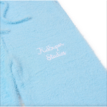 KidSuper Studios 'Blue Fuzzy Knitted Wide Straight-Leg' Lounge Pants