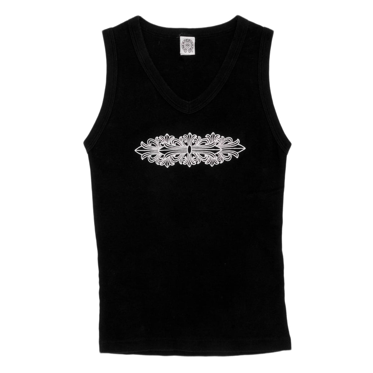 Chrome Hearts Vintage Women's 'Black' Floral Tank Top