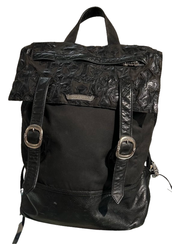 Chrome Hearts Black Cemetary Backpack