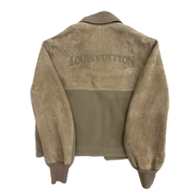 Louis Vuitton 'Camel Suede' Zip Up Teddy Jacket