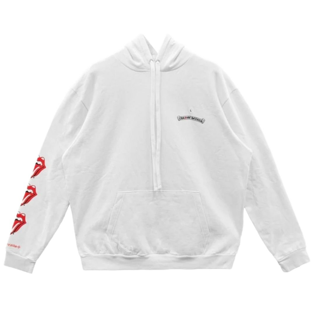 Chrome Hearts 'White' Rolling Stones Hoodie