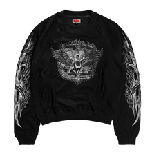 Chew Forever 'Earth Angel' Black Crewneck