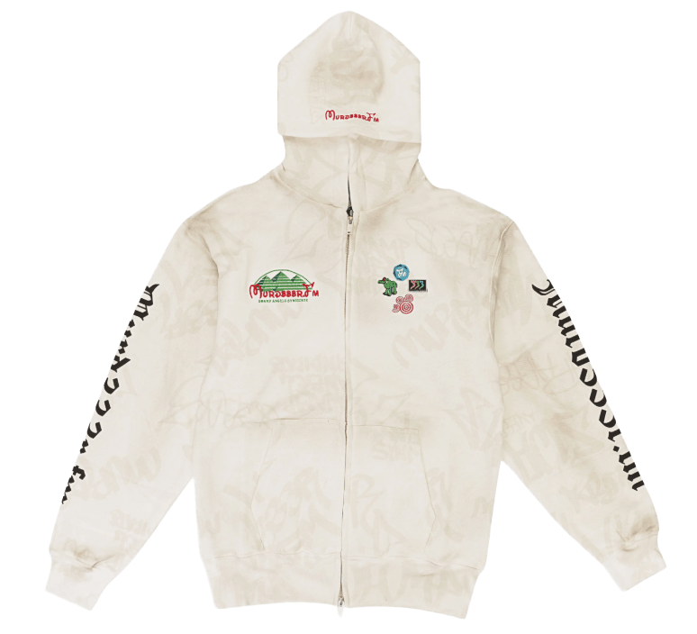 Murd333r.fm 'White Disn333' Hoodie