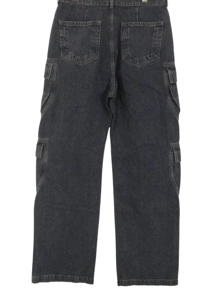Rick Owens DRKSHDW 'Washed Grey' Double Cargo Jeans