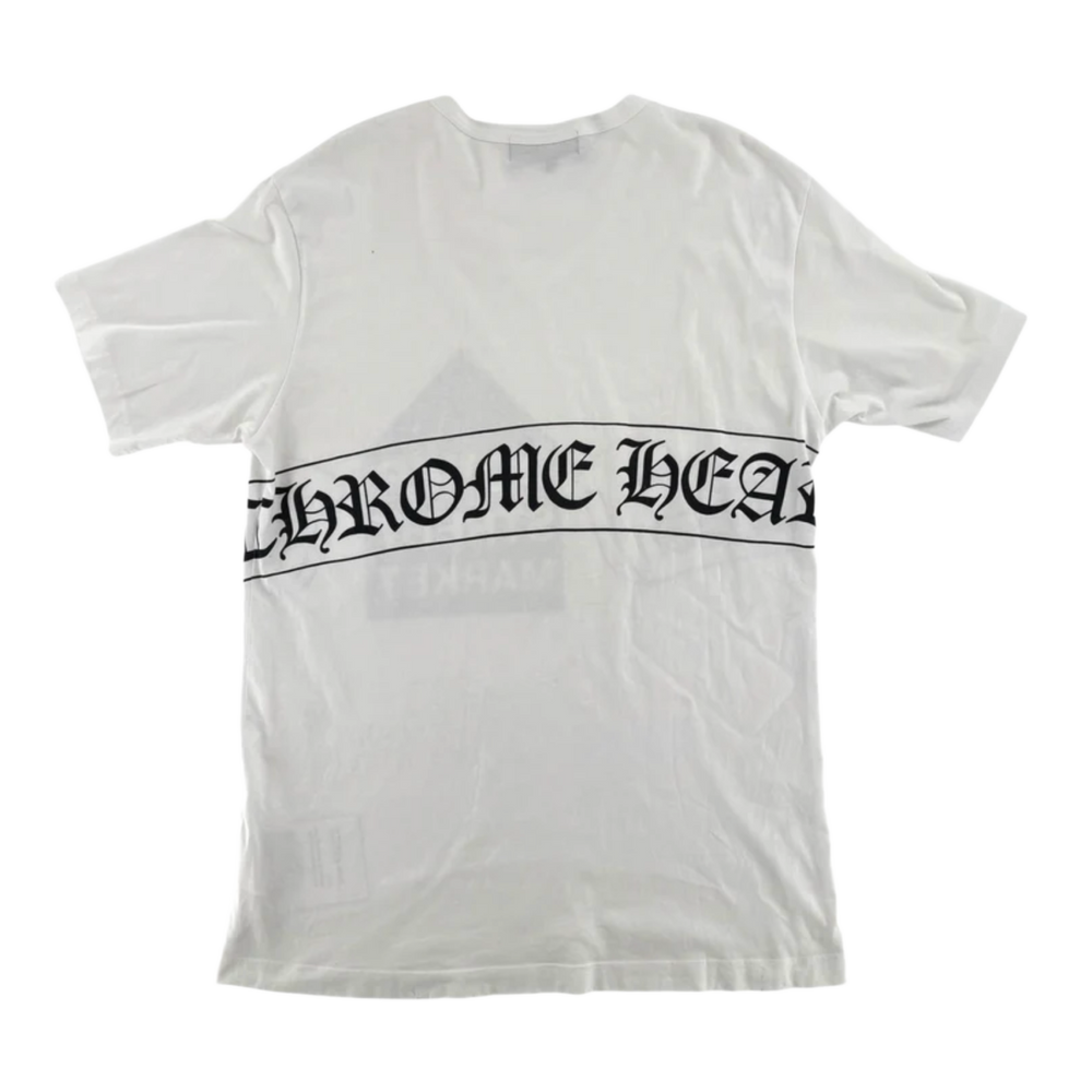 Chrome Hearts 'Dover Street Market CDG' White Scroll Tee