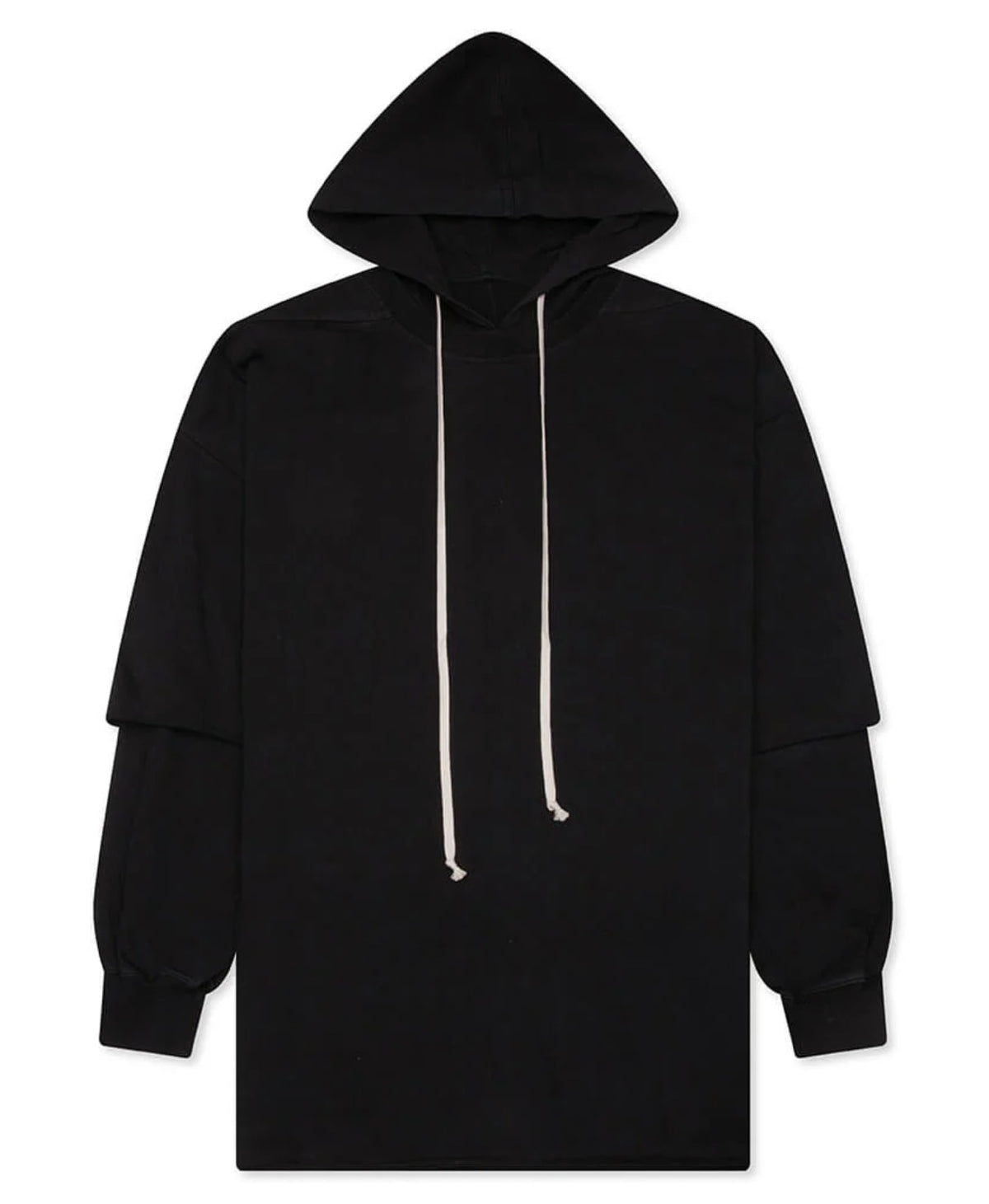 Rick Owens DRKSHDW Tommy Hustler Hoodie Black