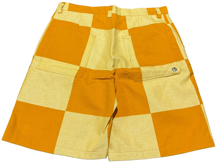 Jacquemus Le Short Tecido 'Yellow Check' Shorts