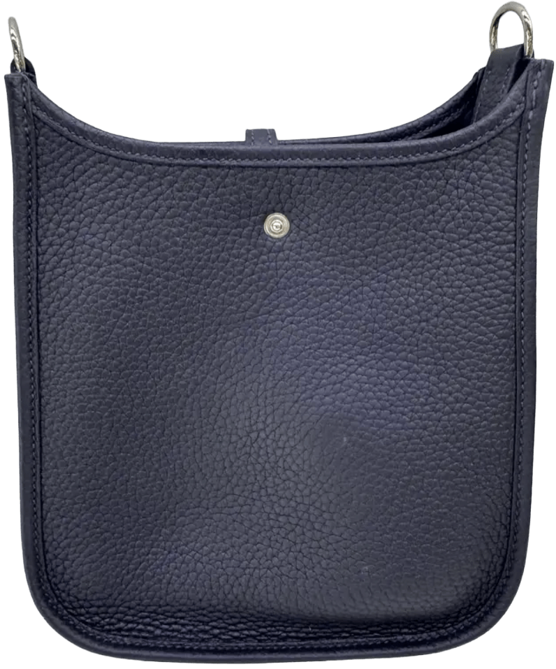 Hermes 'Navy' Evelyne TPM 16 Palladium Hardware Amazone Bag