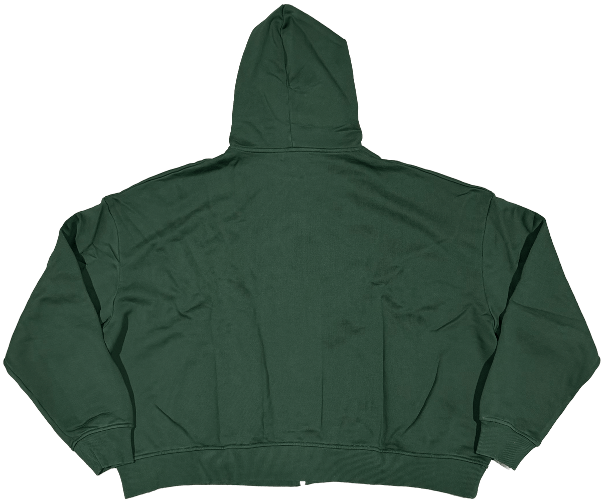 Happy Memories Don't Die HMDD 'Green' H Star Zip Up Hoodie
