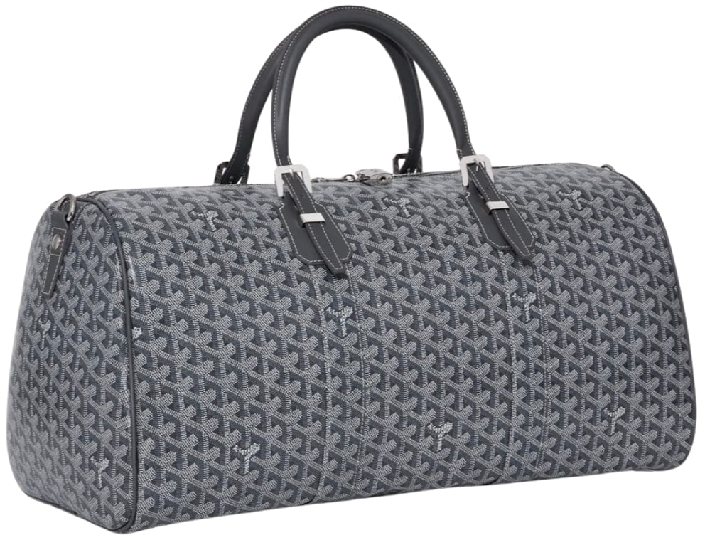 Goyard 'Boston 50' Grey Duffle Bag