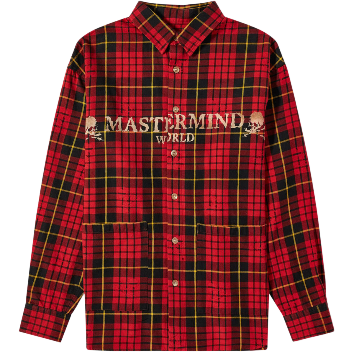 Mastermind World 'Red' Oversized Plaid Shirt
