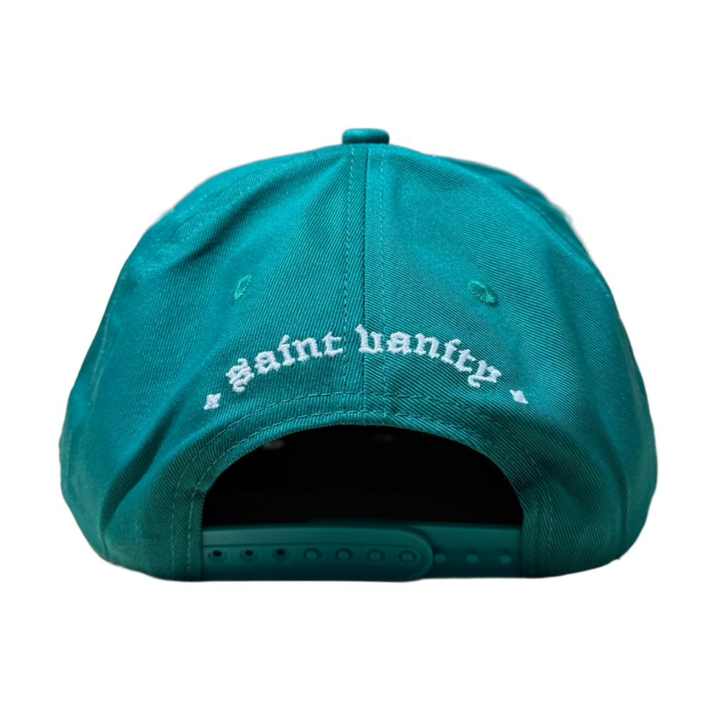 Saint Vanity 'Griffin' Green and Yellow Hat