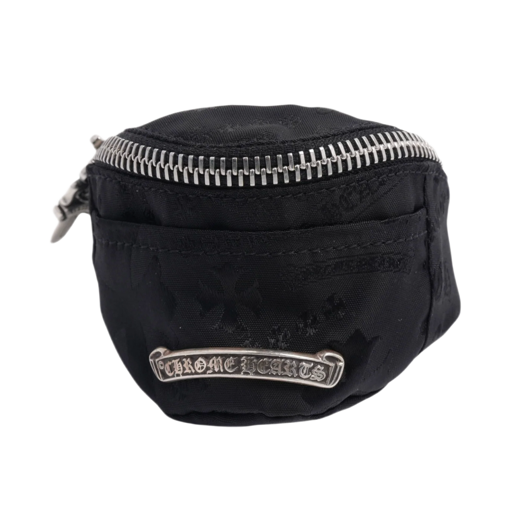 Chrome Hearts 'Black' Nylon Snat Pack Wrist Bag