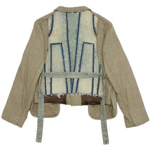 Maison Margiela 'Khaki'  Deconstructed Wool Jacket