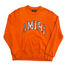 Amiri 'Bandana Logo' Orange Crewneck