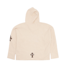 Chrome Hearts 'Leopard Cross Patch' Cream Hooded Sweater