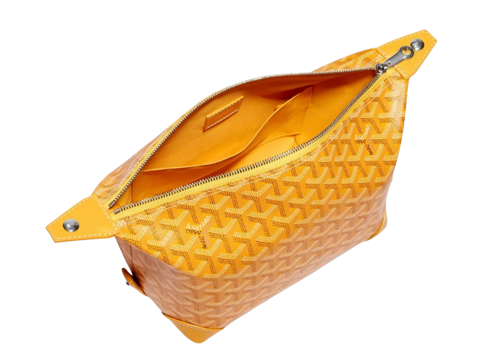 Goyard 'Yellow Boeing 25' Toiletry Bag