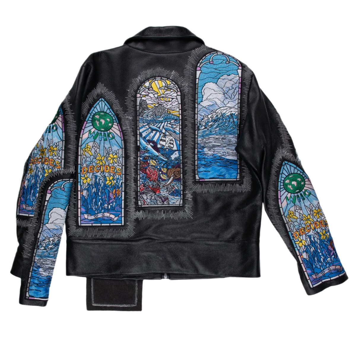 Who Decides War 'Black' Oceana Leather Jacket