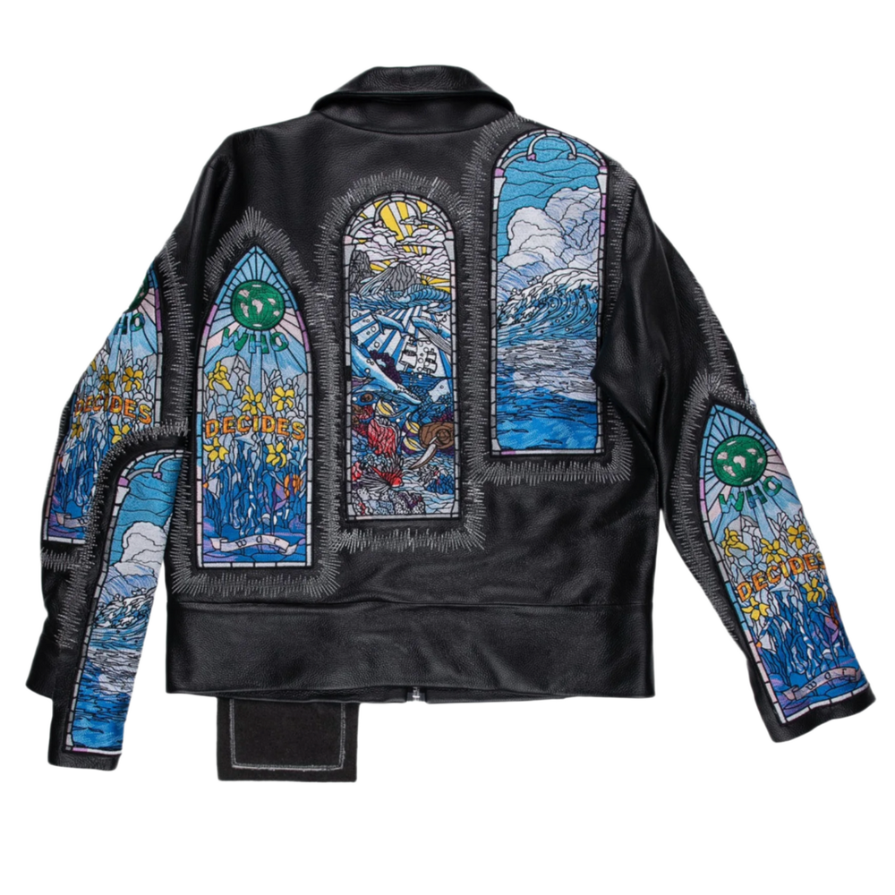 Who Decides War 'Black' Oceana Leather Jacket