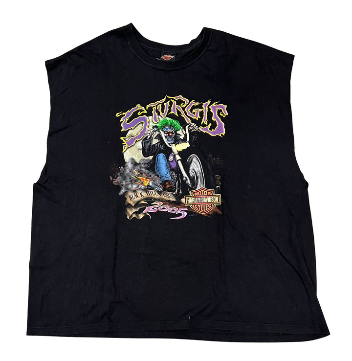Harley Davidson 'Sturgis' 2000s Vintage Cutoff