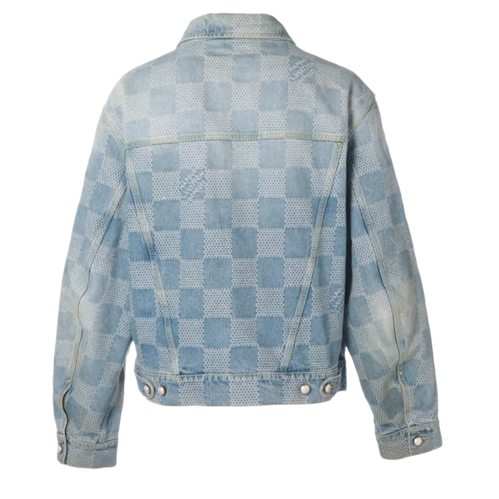 Louis Vuitton 'Blue' Damier Denim Jacket