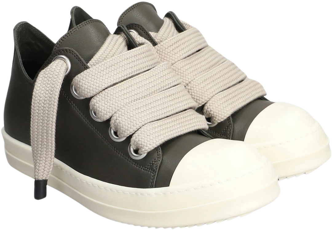 Rick Owens 'Bosco' Jumbo Lace Low Sneakers