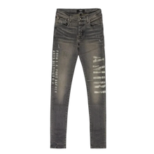 Amiri 'Grey' Millitary Stencil Jeans