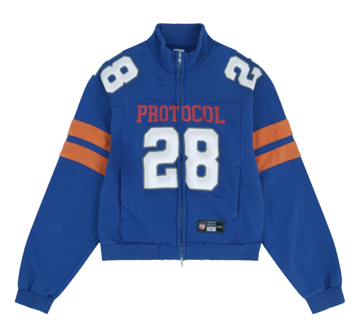 Protocol Index 'Blue' Football Track Jacket