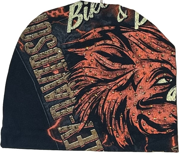 Bossi 'Red Hog' Rhinestone Vintage Beanie