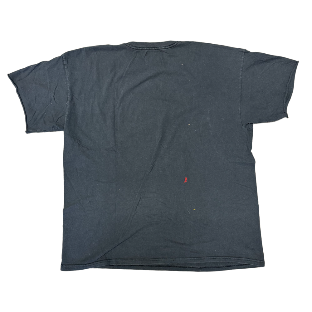 Gallery Dept. 'Painted Yellow Logo' Washed Black Tee