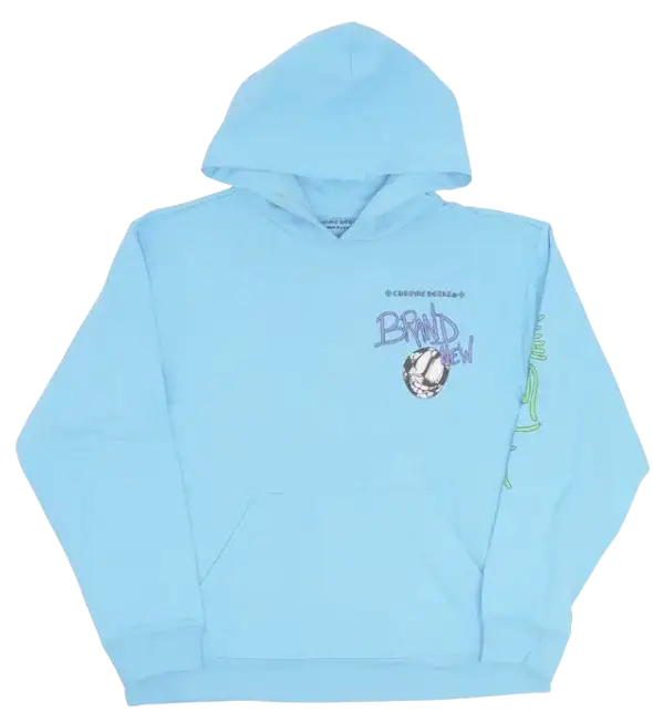 Chrome Hearts Matty Boy 'Brain New' Blue Hoodie