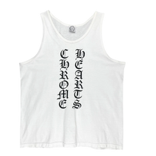 Chrome Hearts Vintage 'Vertical Logo' White Tank Top