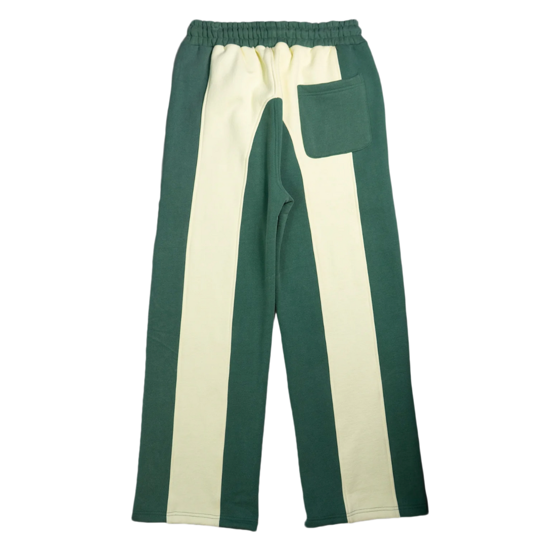Satoshi Nakamoto 'Green' Baggy Moto Sweatpants