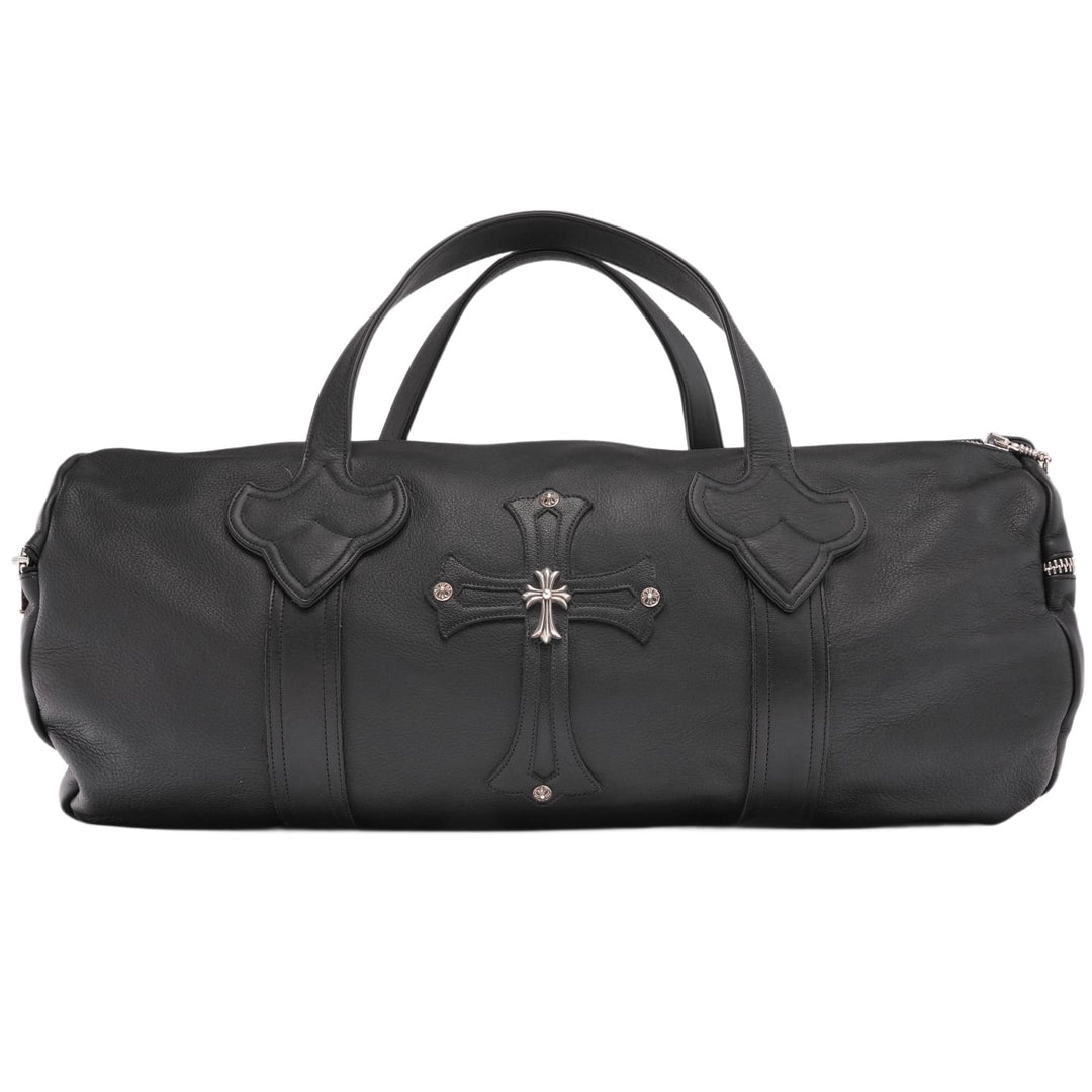 Chrome Hearts 'Black' Cross Embellished Duffle Bag