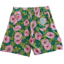 Gucci 'Green/Pink' Floral Silk Shorts