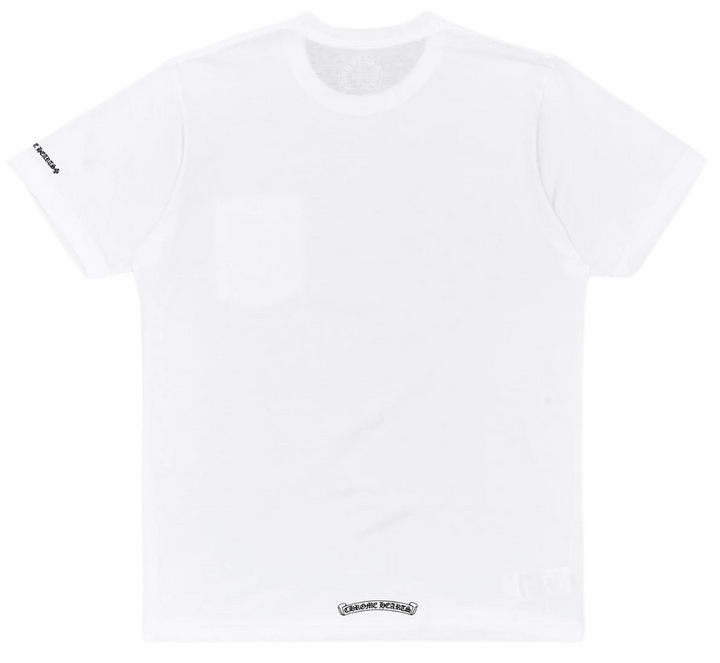 Chrome Hearts 'Neck Logo Love You' White Pocket Tee