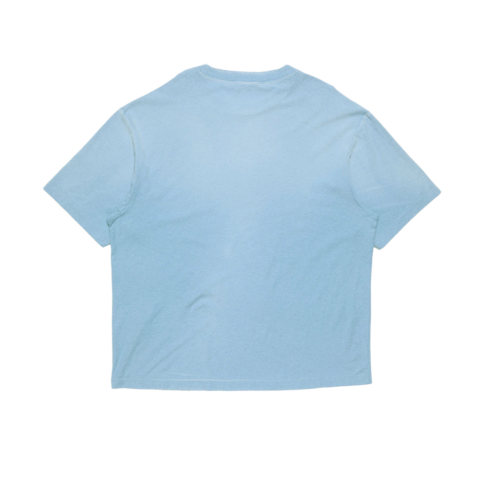 Acne Studios 'Cornflower Blue' Sprayed Logo Tee
