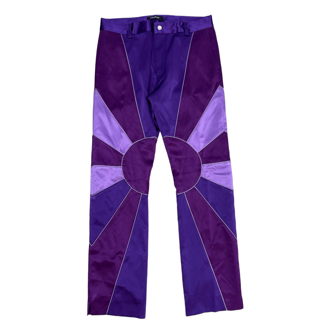 Nahmias 'Purple' Silk Pants