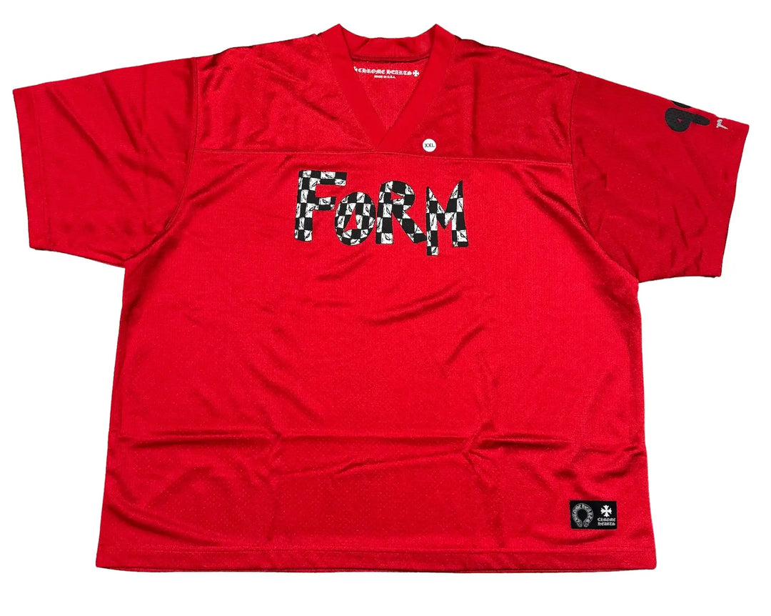 Chrome Hearts Matty Boy '99 Form' Red Mesh Jersey