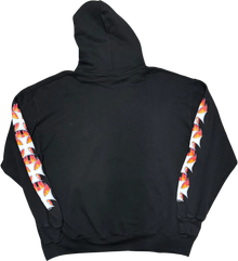 West Coast Choppers 'Flame Logo' Vintage Black Hoodie