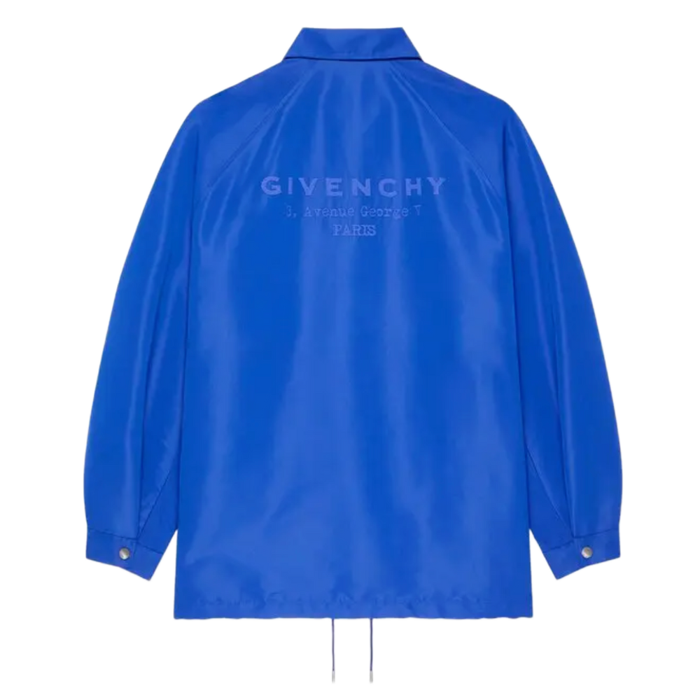 Givenchy 'Blue Nylon' Waterproof Jacket