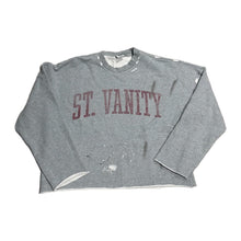 Saint Vanity 'Grey' Sun Devils Distressed Crewneck