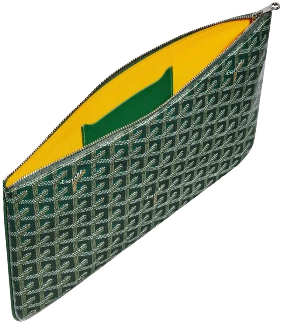 Goyard 'Green' Senat MM Pouch