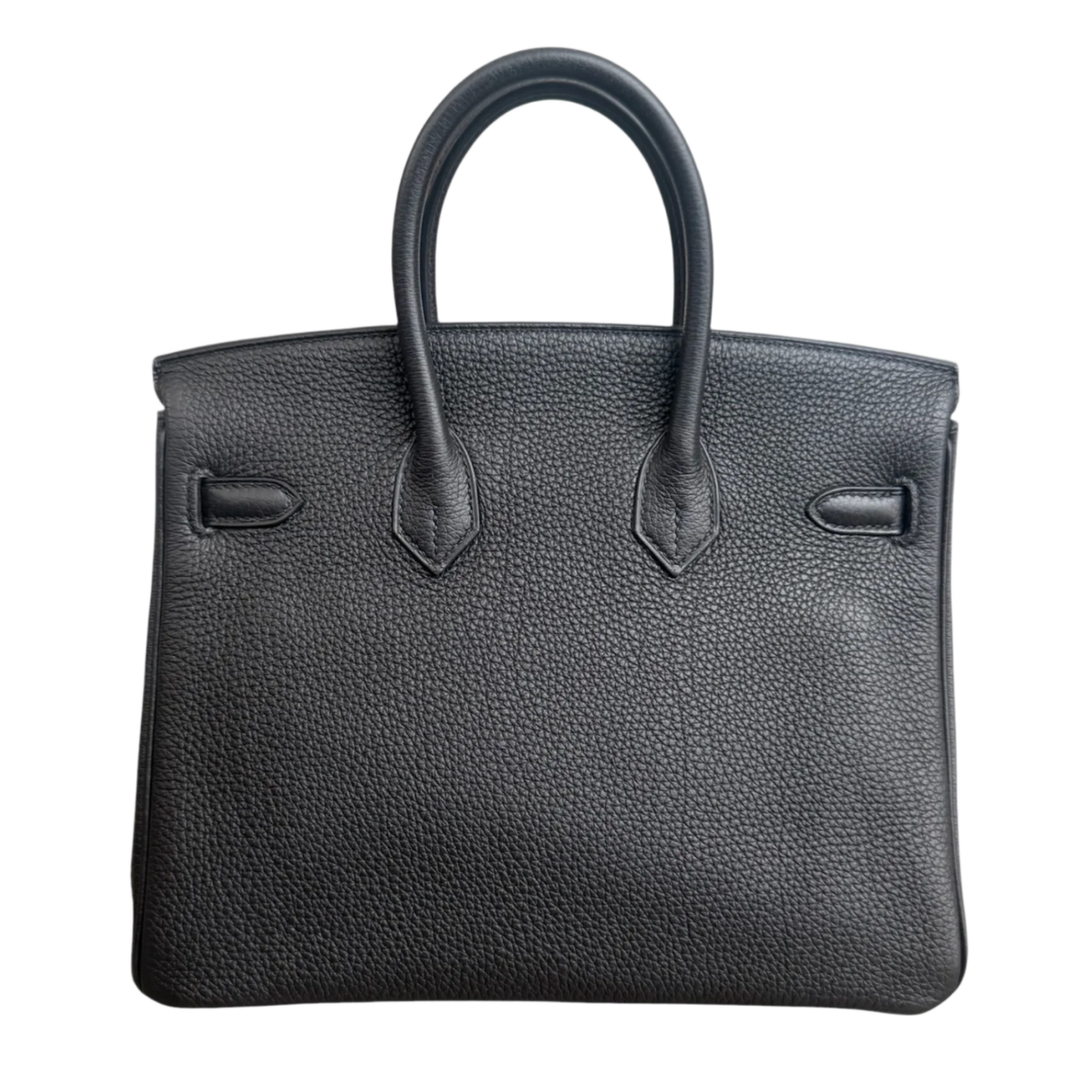 Hermès 'Black Togo' Rose Gold Hardware Birkin 25 Bag